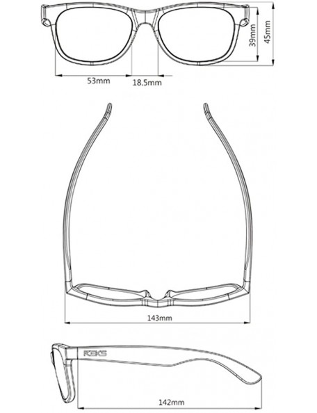 Square Seafarer Polarized Sunglasses- Gold Frame - Gold Mirror Lenses - CV12NZC5T7U $12.93