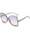 Sport Outdoor Women Man Vintage Big Frame Irregular Shape Sunglasses Eyewear Retro Unisex - Multicolor-d - CM18T74A36C $14.39