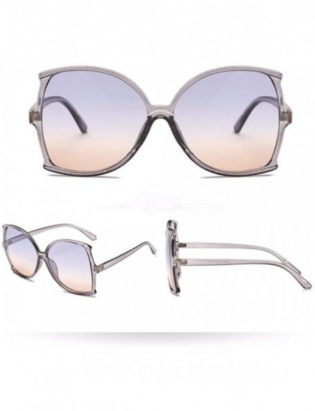 Sport Outdoor Women Man Vintage Big Frame Irregular Shape Sunglasses Eyewear Retro Unisex - Multicolor-d - CM18T74A36C $7.37