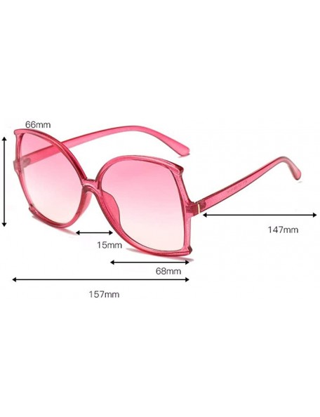 Sport Outdoor Women Man Vintage Big Frame Irregular Shape Sunglasses Eyewear Retro Unisex - Multicolor-d - CM18T74A36C $7.37