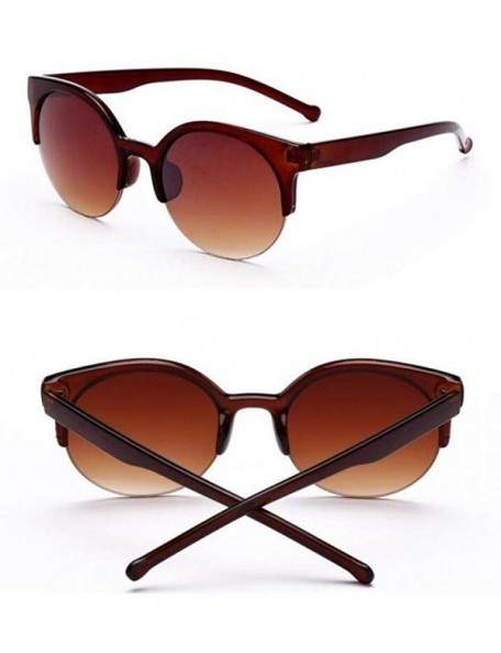 Aviator Vintage Sun Glasses For Men Sunglasses Women Original Brand Designer Women Gray - Tea - CW18YZXN84R $6.71