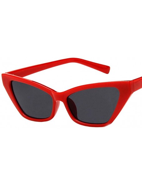 Rimless Women's Plain Glasses Cat Eye Sunglasses Butterfly Shape Frame Clear Lens Optical Goggles - E - CP18TRYGAOI $6.13