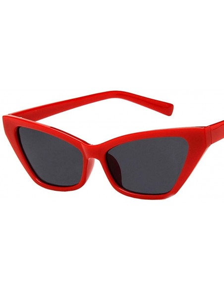 Rimless Women's Plain Glasses Cat Eye Sunglasses Butterfly Shape Frame Clear Lens Optical Goggles - E - CP18TRYGAOI $6.13