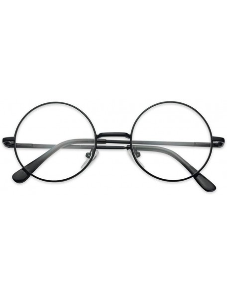 Wrap Original Glasses Novelty Cosplay - Black Frame - Clear - CA197CDCUQT $8.93