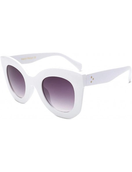 Sport Women's Fashion Vintage Frame Shades Frame UV Glasses Sunglasses - B - CQ18TOW42HI $13.98