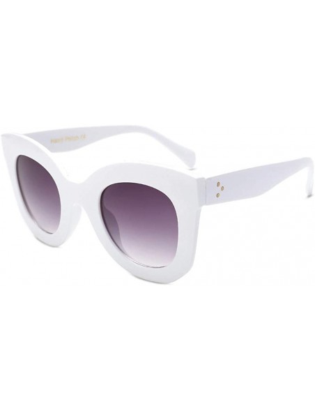 Sport Women's Fashion Vintage Frame Shades Frame UV Glasses Sunglasses - B - CQ18TOW42HI $13.98