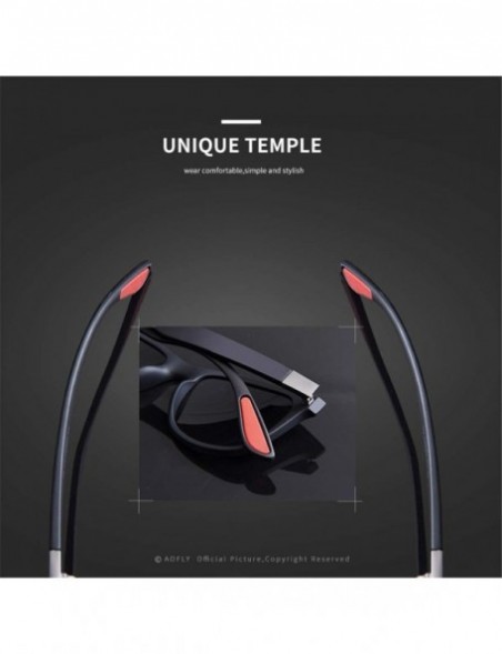 Rimless Polarized Sunglasses Men Women Driving Square Style Sun Male Goggle - C6matte Blue Mirror - CG194O5GROD $30.57