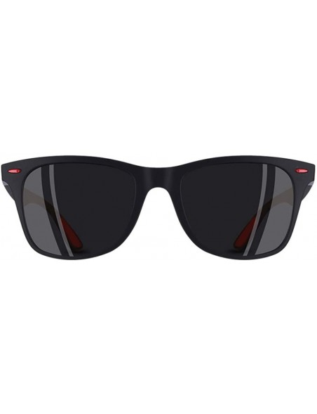 Rimless Polarized Sunglasses Men Women Driving Square Style Sun Male Goggle - C6matte Blue Mirror - CG194O5GROD $30.57