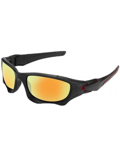 Sport Polarized Sports Sunglasses for Man Womem Outdoor Riding Glasses Adult Trendy Sun Glasses - B - CT196IXSHEG $17.79