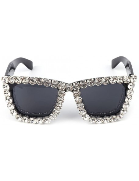 Round Round Sunglasses Flower Fashion Women Lady Eye Protection Sunbath Beach Eyewear (A) - CQ18CRIQR4Q $9.87