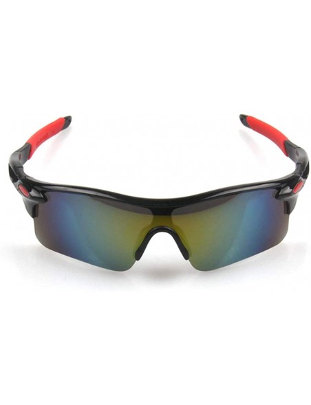 Rectangular Sunglasses Sand proof Motorcycle Outdoor Sports - Colorful - CP18N9MHA0T $10.55
