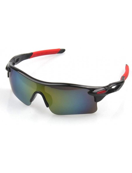 Rectangular Sunglasses Sand proof Motorcycle Outdoor Sports - Colorful - CP18N9MHA0T $10.55