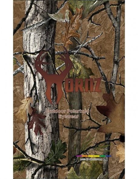 Wrap Polarized Sunglasses for Men Brown Forrest & Orange Camouflage Full Frame - Brown Forrest Camo - C012366RMYD $14.89