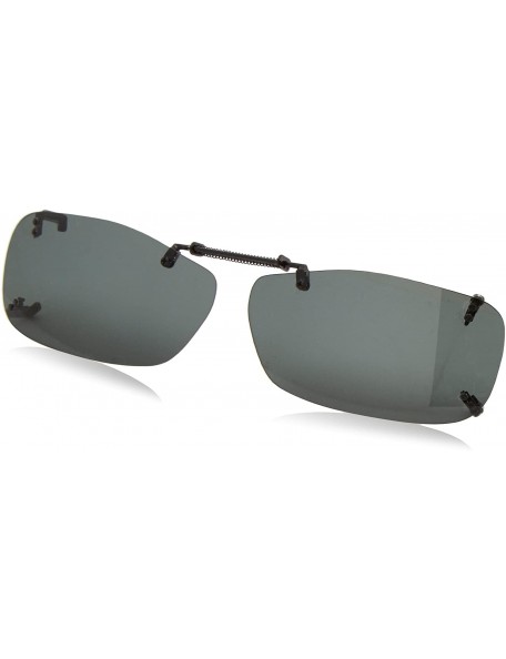 Rectangular Clipon Rectangular B 51 Polarized Sunglasses - Rimless Style - CI11JG4W335 $23.31