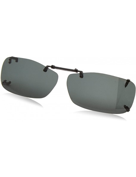 Rectangular Clipon Rectangular B 51 Polarized Sunglasses - Rimless Style - CI11JG4W335 $12.12