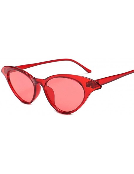 Rimless Sunglasses Women Sun Glasses Female Cute Sexy Retro Cat Eye Rimless One-piece - C4 - CB198U3E83L $19.71
