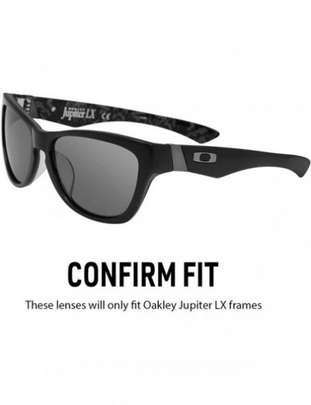 Sport Polarized Iridium Replacement Lenses Jupiter LX Sunglasses - Multiple Options - Black - C8120X6SS15 $24.04