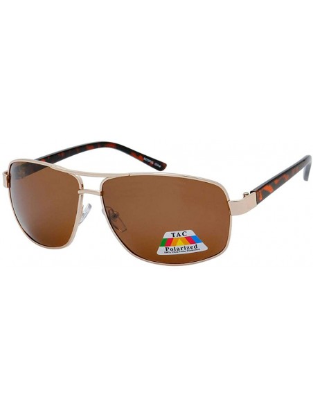 Square Polarized Retro Vintage Fashion Polarized Collection"Cruise Control" - Brown - CC18ODO94ZM $10.47