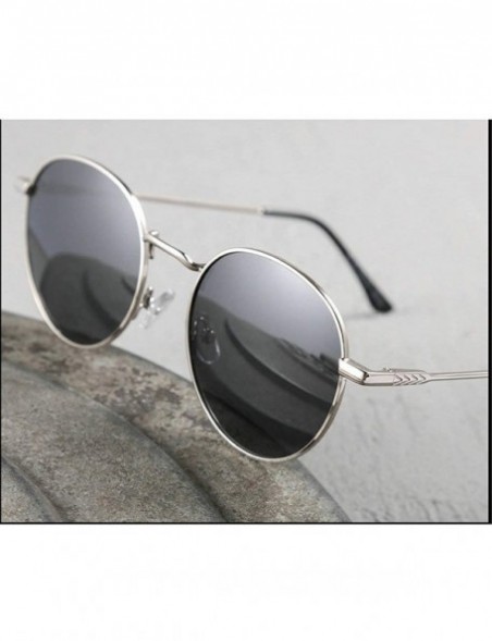 Round Retro Classic Men's Round Customized Myopia Polarized Sunglasses UV Protection Polarized Women's Sunglasses - CR193WAM8...