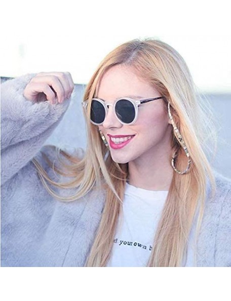 Round Classic Lux P3 Shape Keyhole Bridge Metal Rivet Circle Round Sunglasses - Tortoise-clear / Smoke - CU11VK7ZUWR $10.34