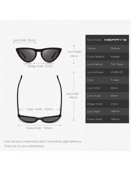 Oversized DESIGN Fashion Women Cat Eye Sunglasses Brand Designer Sunglasses C05 White - C03 Red Black - CI18YKUOZNH $15.61