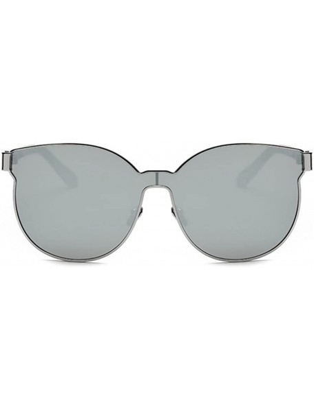 Aviator Women's Metal Fashion Cateye Aviators retro mirror lens Sunglasses - CT188NNIZXI $8.77