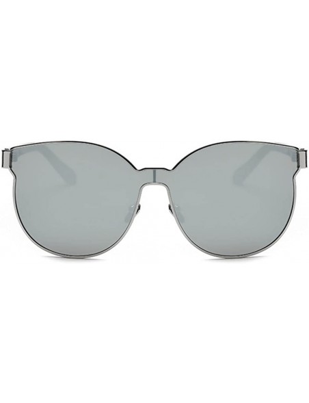 Aviator Women's Metal Fashion Cateye Aviators retro mirror lens Sunglasses - CT188NNIZXI $8.77