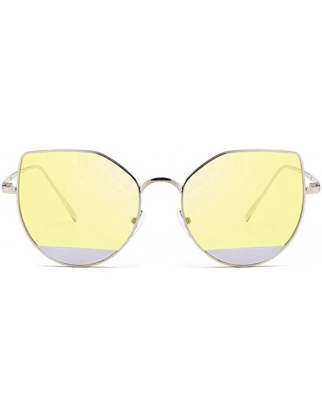 Sport Women Unisex Fashion Round Frame Sunglasses Summer Beach Shades Casual Sunglasses - F - C718SW5M23Q $9.94