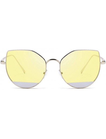 Sport Women Unisex Fashion Round Frame Sunglasses Summer Beach Shades Casual Sunglasses - F - C718SW5M23Q $9.94