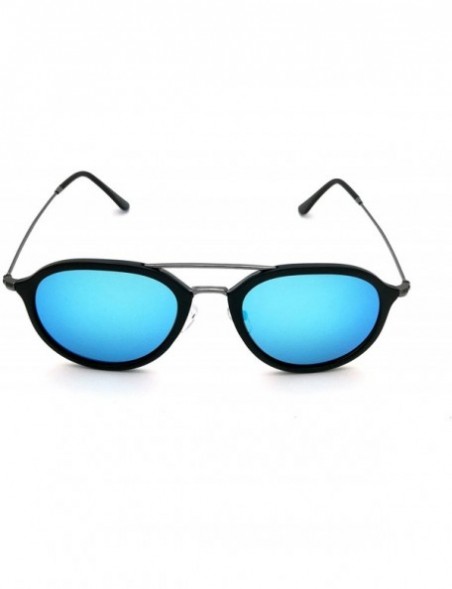 Aviator Aviator Sunglasses Mens Womens Polarized Mirror BV8021 - Ice Blue - C818GHWCGXR $14.44