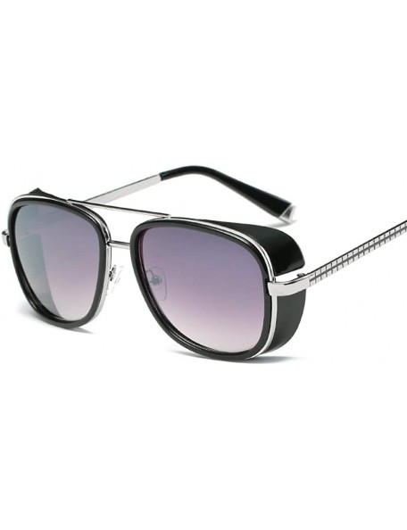 Square Square Sunglasses Men Women Brand Steampunk driving Glasses retro gafas de sol feminino lunette soleil masculino - CM1...