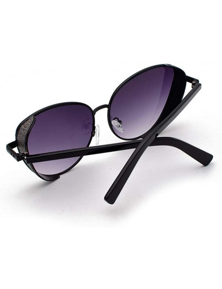 Rimless Fashion Oversized Round Shield Sunglasses for Women Flat Mirrored Lens Shades UV400 Eyewear - Purple - C118UD9RDMX $9.62