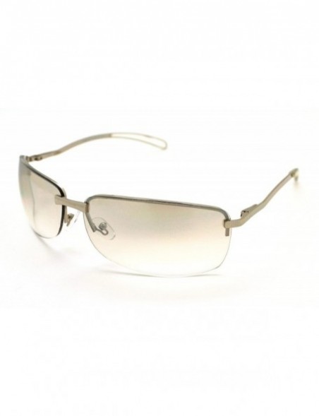 Rectangular Trendy Classic Womens Fashion Sunglasses w/FREE Microfiber Pouch - Silver - C312KWVNFX7 $15.27