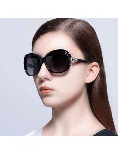 Round Vintage Polarized Round Protection Lens Sunglasses for Women - D - CV18YX9L8OC $51.28