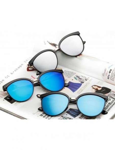 Wrap Candies Cat Eye Sunglasses Women Luxury Plastic Sun Glasses Classic Retro Outdoor Oculos De Sol Gafas - Gray Lens - CQ19...