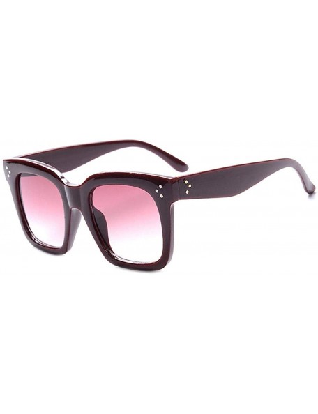 Square Black Clear Oversized Square Sunglasses Women Gradient Summer Style Classic Sun Glasses Big Oculos De Sol - CM197A29NL...