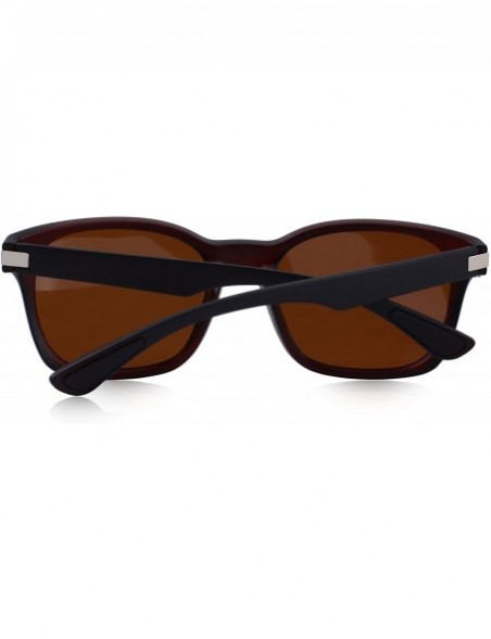 Sport Men Outdoor Sports Polarized Sunglasses Cycling Sun glasses S8458 - Brown - C418C7Q8LX0 $12.24