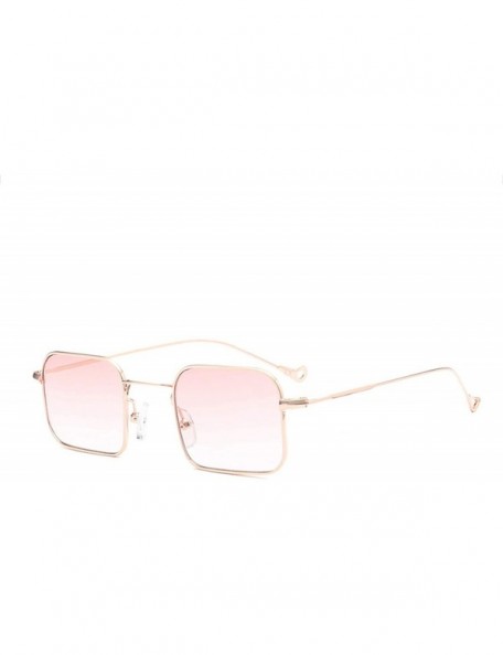 Oval N Sunglasses Women Small Frame Polygon Men Brand Designer Blue Pink Clear Lens Sun Glasses Female UV400 - 9 - CO197Y6QD3...