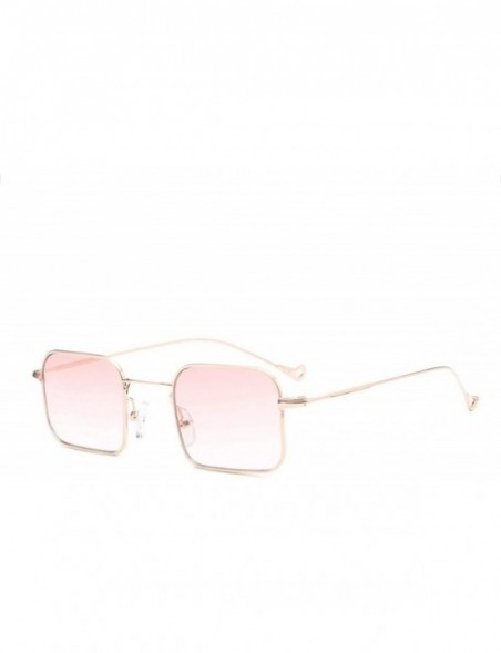 Oval N Sunglasses Women Small Frame Polygon Men Brand Designer Blue Pink Clear Lens Sun Glasses Female UV400 - 9 - CO197Y6QD3...