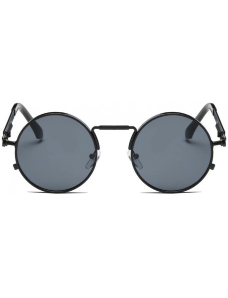 Round Sunglasses Vintage Glasses Integrated - A - CG18DRN73YY $7.06
