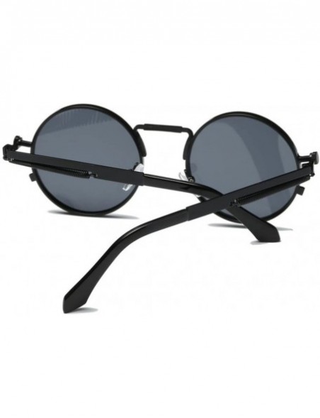 Round Sunglasses Vintage Glasses Integrated - A - CG18DRN73YY $7.06