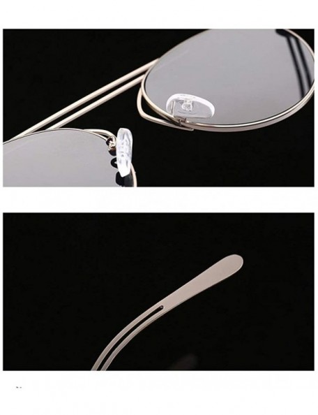 Oval Small Oval Vintage Sun Glasses Retro Punk Metal Frame Color Tinted Shades - Pink - CU18LNU3T63 $14.29