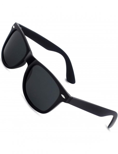 Aviator Classic Brand Design Polarized Sunglasses for Men Women GQF0 - Black Grey - C017YIAHMDD $15.41