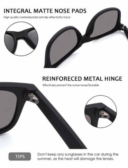 Aviator Classic Brand Design Polarized Sunglasses for Men Women GQF0 - Black Grey - C017YIAHMDD $15.41