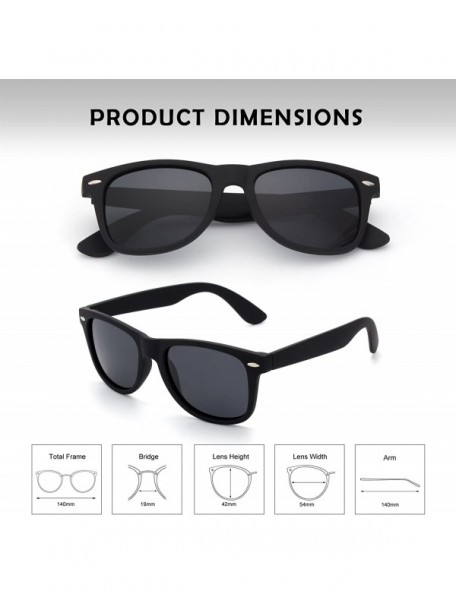 Aviator Classic Brand Design Polarized Sunglasses for Men Women GQF0 - Black Grey - C017YIAHMDD $15.41