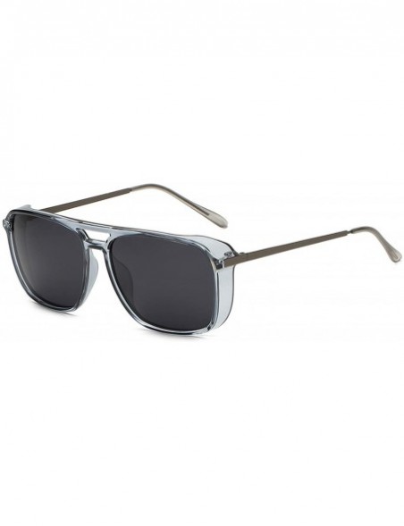 Oval Polarized Sunglasses Men Square Retro Designer Sun Glasses Oculos Masculino Gafas De Goggle UV400 - Brown - CK197Y77465 ...