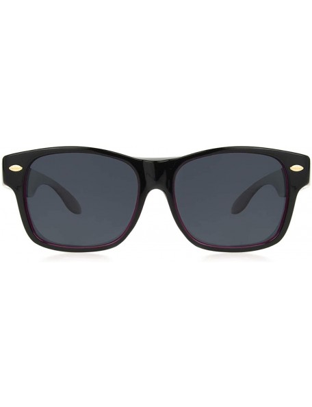 Rectangular Solar Shield-Lakewood Rectangular Fits Over Sunglasses - Red - CL12NH9MEGM $22.18