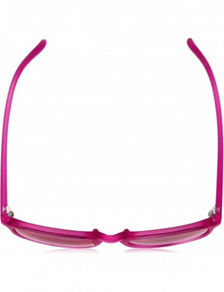 Rectangular unisex-child Pld8016/N Rectangular Sunglasses - Bright Pink - CL127P97KFN $36.08