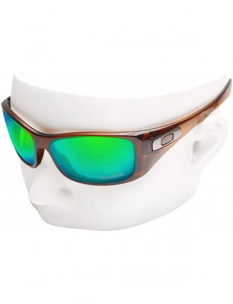 Shield Replacement Lenses Compatible with Oakley Hijinx Sunglass - Emerald Combine8 Polarized - CP1857H3MUT $16.72