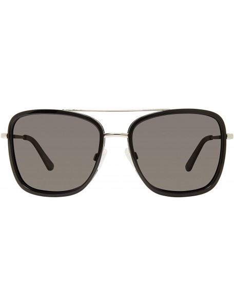 Aviator "Vibe" Designer Sunglasses - Black/Grey - CC18SLNDWHL $34.10